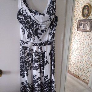 Unique Vintage a heavy Full Swing Dress L